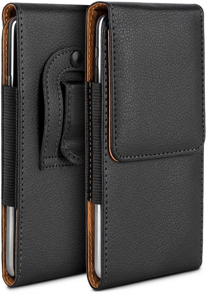 moex Handyhülle moex® Plug Case für Google Pixel 9, Handy Gürteltasche, 360 Grad Schutz mit Gürtelschlaufe PU Leder Tasche von moex