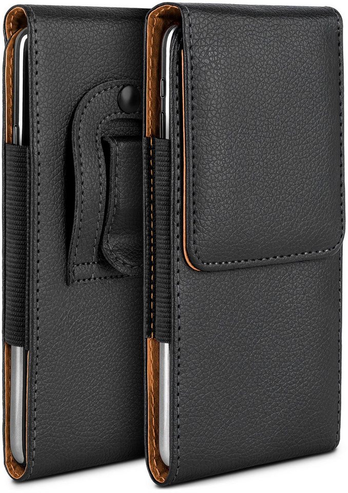 moex Handyhülle moex® Plug Case für Nothing Phone (2a), Handy Gürteltasche, 360 Grad Schutz mit Gürtelschlaufe PU Leder Tasche von moex