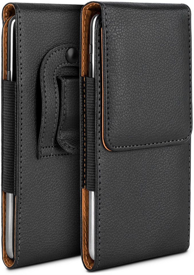 moex Handyhülle moex® Plug Case für Oukitel C37, Handy Gürteltasche, 360 Grad Schutz mit Gürtelschlaufe PU Leder Tasche von moex