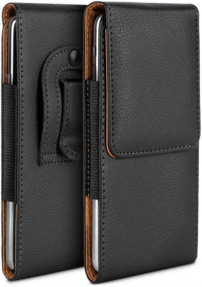 moex Handyhülle moex® Plug Case für Realme C65 (4G), Handy Gürteltasche, 360 Grad Schutz mit Gürtelschlaufe PU Leder Tasche von moex