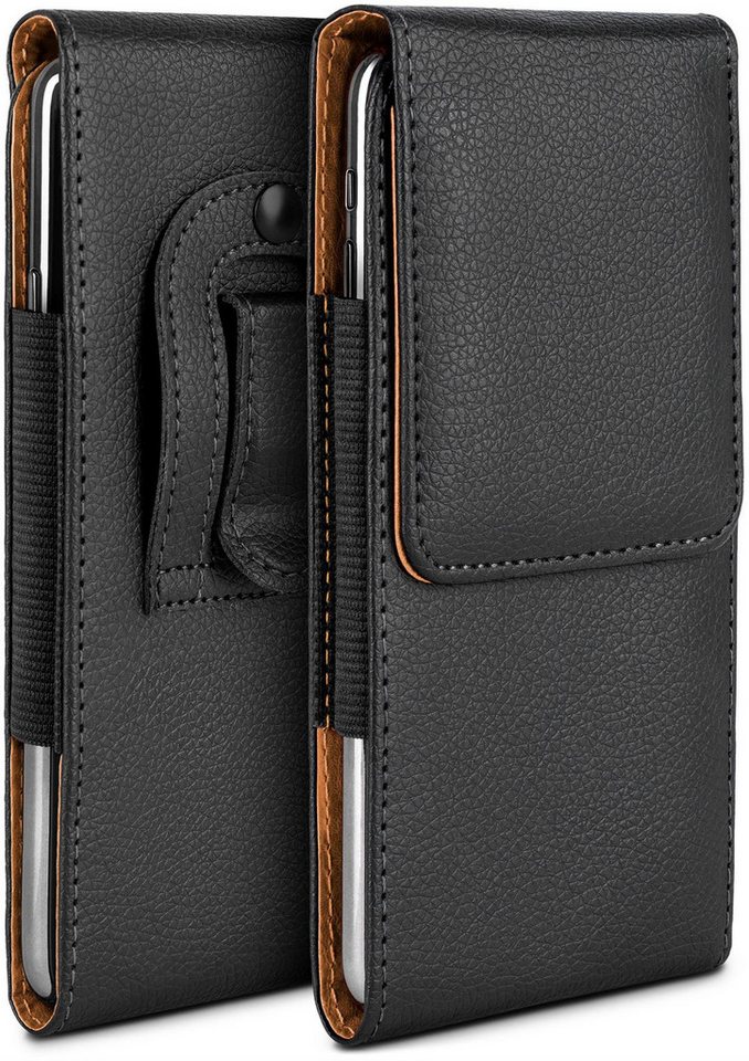 moex Handyhülle moex® Plug Case für Shift 6mq, Handy Gürteltasche, 360 Grad Schutz mit Gürtelschlaufe PU Leder Tasche von moex