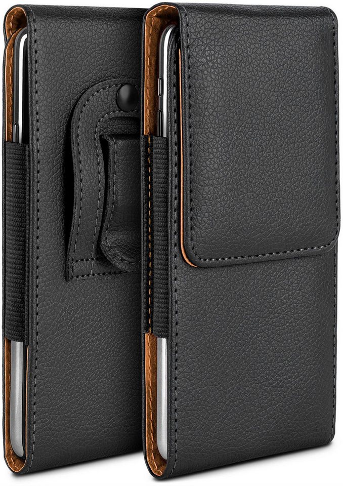 moex Handyhülle moex® Plug Case für Xiaomi 14, Handy Gürteltasche, 360 Grad Schutz mit Gürtelschlaufe PU Leder Tasche von moex