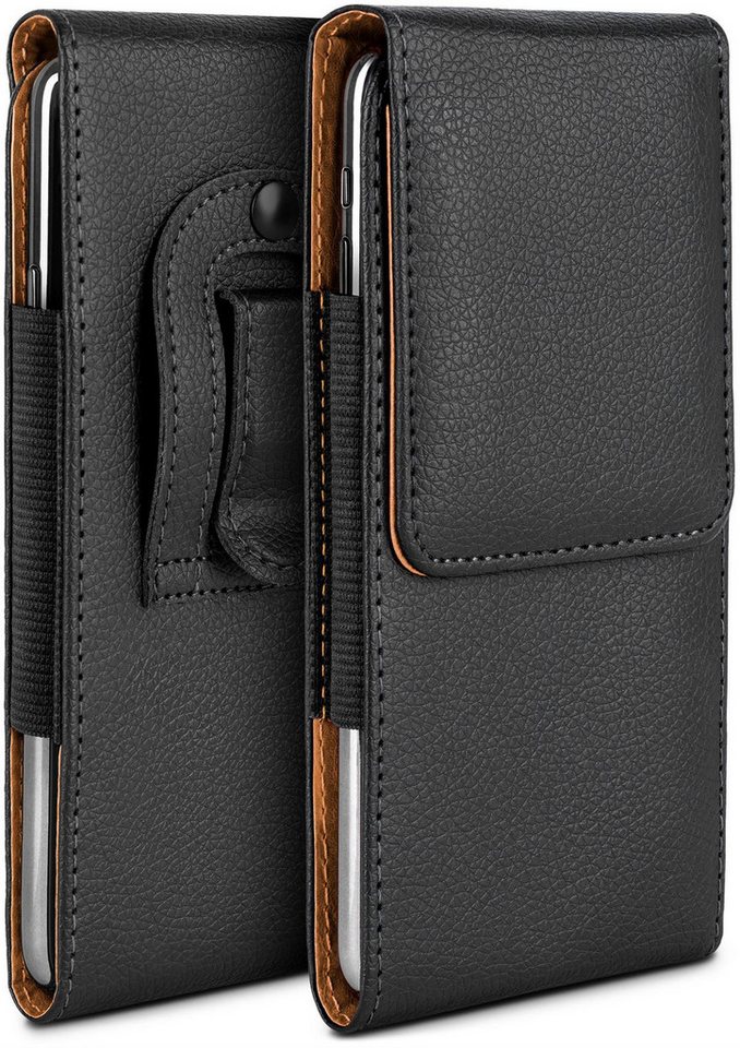 moex Handyhülle moex® Plug Case für Xiaomi 14T, Handy Gürteltasche, 360 Grad Schutz mit Gürtelschlaufe PU Leder Tasche von moex