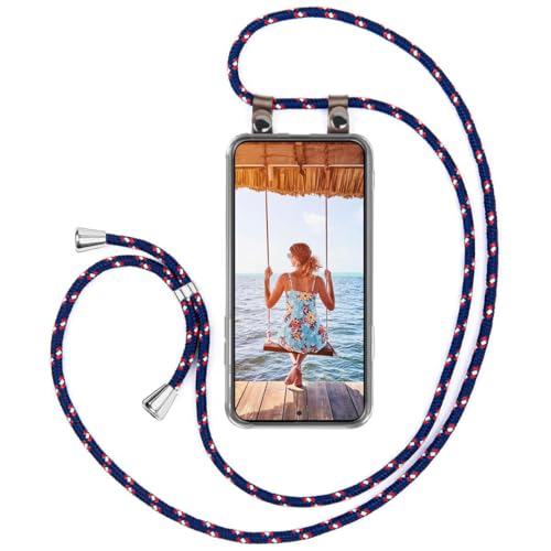moex Handykette für Samsung Galaxy S24 Plus Hülle mit Band abnehmbar, Handyhülle mit Kette zum Umhängen, Handyband Kordel Umhängehülle, Necklace Handy Umhängeband, Blau Rot moex Handykette für Samsung Galaxy S24 Plus Hülle mit Band abnehmbar, Handyhülle mit Kette zum Umhängen, Handyband Kordel Umhängehülle, Necklace Handy Umhängeband, Blau Rot von moex