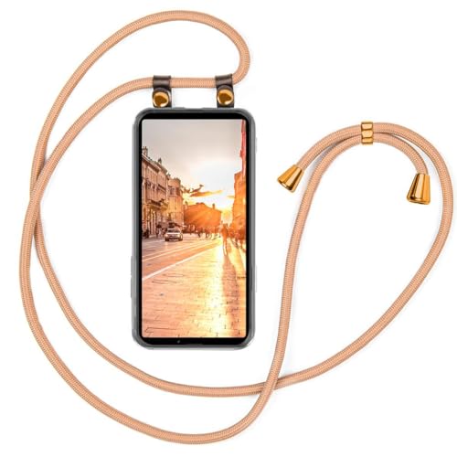 moex Handykette für Sony Xperia 10 V Hülle mit Band abnehmbar, Handyhülle mit Kette zum Umhängen, Handyband Kordel Umhängehülle, Necklace Handy Umhängeband, Gold moex Handykette für Sony Xperia 10 V Hülle mit Band abnehmbar, Handyhülle mit Kette zum Umhängen, Handyband Kordel Umhängehülle, Necklace Handy Umhängeband, Gold von moex