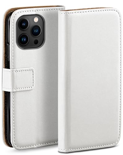 moex Book Case für iPhone 14 Pro Max Handyhülle mit Kartenfach, Hülle klappbar 360 Grad Schutzhülle, Klapphülle Flip Case Cover, PU Leder Handytasche Lederhülle, Weiß moex Book Case für iPhone 14 Pro Max Handyhülle mit Kartenfach, Hülle klappbar 360 Grad Schutzhülle, Klapphülle Flip Case Cover, PU Leder Handytasche Lederhülle, Weiß von moex