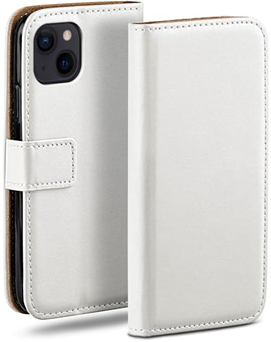 moex Book Case für iPhone 15 Handyhülle mit Kartenfach, Hülle klappbar 360 Grad Schutzhülle, Klapphülle Flip Case Cover, PU Leder Handytasche Lederhülle, Weiß moex Book Case für iPhone 15 Handyhülle mit Kartenfach, Hülle klappbar 360 Grad Schutzhülle, Klapphülle Flip Case Cover, PU Leder Handytasche Lederhülle, Weiß von moex