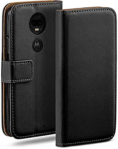 moex Book Case für Motorola Moto G7 Plus Handyhülle mit Kartenfach, Hülle klappbar 360 Grad Schutzhülle, Klapphülle Flip Case Cover, PU Leder Handytasche Lederhülle, Schwarz moex Book Case für Motorola Moto G7 Plus Handyhülle mit Kartenfach, Hülle klappbar 360 Grad Schutzhülle, Klapphülle Flip Case Cover, PU Leder Handytasche Lederhülle, Schwarz von moex
