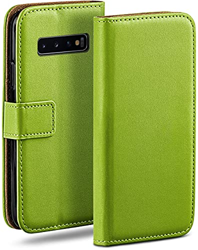 moex Book Case für Samsung Galaxy S10 Plus Handyhülle mit Kartenfach, Hülle klappbar 360 Grad Schutzhülle, Klapphülle Flip Case Cover, PU Leder Handytasche Lederhülle, Grün moex Book Case für Samsung Galaxy S10 Plus Handyhülle mit Kartenfach, Hülle klappbar 360 Grad Schutzhülle, Klapphülle Flip Case Cover, PU Leder Handytasche Lederhülle, Grün von moex
