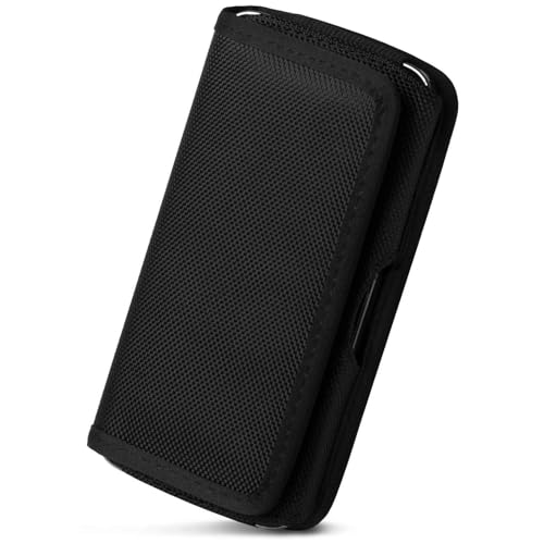 moex Mesh Case für Sony Xperia 5 Gürteltasche mit Klettverschluss horizontal, Handy Holster mit Gürtelclip Robustes Nylon, Handytasche quer mit Halterung für Gürtel, Schwarz moex Mesh Case für Sony Xperia 5 Gürteltasche mit Klettverschluss horizontal, Handy Holster mit Gürtelclip Robustes Nylon, Handytasche quer mit Halterung für Gürtel, Schwarz von moex