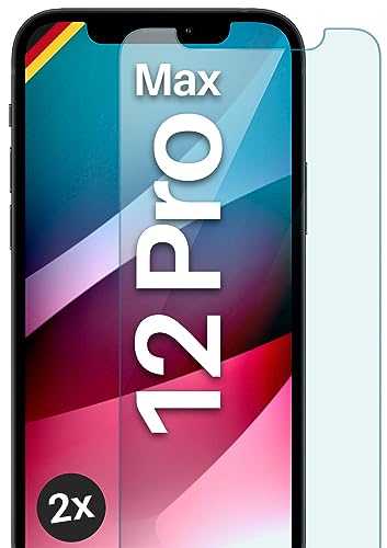 moex ShockProtect Panzer Schutz Glas für Apple iPhone 12 Pro Max Schutzfolie 9H Härte, Panzerfolie kratzfest und bruchsicher, HD Displayschutzfolie Ultra-Klar, Schutzglas Folie, 2x Stück moex ShockProtect Panzer Schutz Glas für Apple iPhone 12 Pro Max Schutzfolie 9H Härte, Panzerfolie kratzfest und bruchsicher, HD Displayschutzfolie Ultra-Klar, Schutzglas Folie, 2x Stück von moex