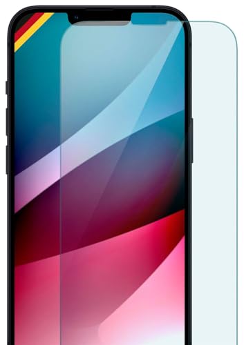 moex Panzer Schutz Glas für Apple iPhone 14 Schutzfolie robust und kratzfest, bruchsichere Panzerfolie Displayschutz, HD Klar Glass Screen Protector, 2x Stück von moex