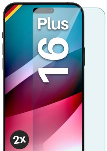 moex ShockProtect Panzer Schutz Glas für Apple iPhone 16 Plus Schutzfolie 9H Härte, Panzerfolie kratzfest und bruchsicher, HD Displayschutzfolie Ultra-Klar, Schutzglas Folie, 2x Stück moex ShockProtect Panzer Schutz Glas für Apple iPhone 16 Plus Schutzfolie 9H Härte, Panzerfolie kratzfest und bruchsicher, HD Displayschutzfolie Ultra-Klar, Schutzglas Folie, 2x Stück von moex