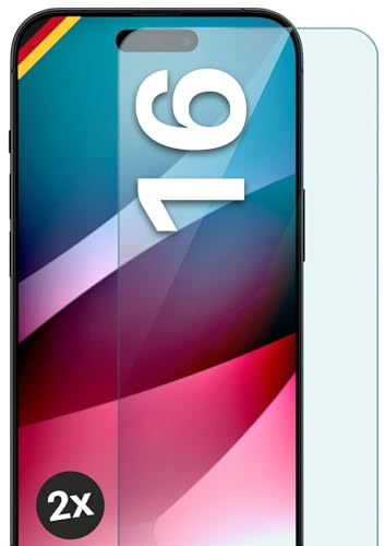 moex ShockProtect Panzer Schutz Glas für Apple iPhone 16 Schutzfolie 9H Härte, Panzerfolie kratzfest und bruchsicher, HD Displayschutzfolie Ultra-Klar, Schutzglas Folie, 2x Stück moex ShockProtect Panzer Schutz Glas für Apple iPhone 16 Schutzfolie 9H Härte, Panzerfolie kratzfest und bruchsicher, HD Displayschutzfolie Ultra-Klar, Schutzglas Folie, 2x Stück von moex