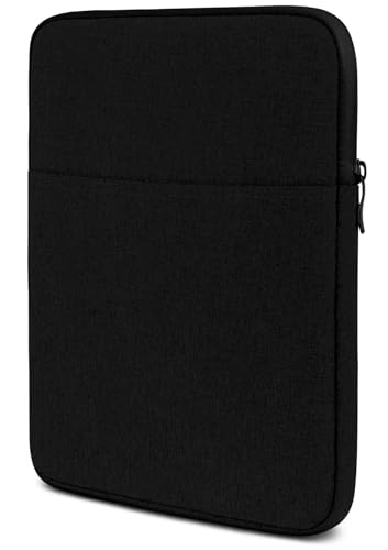 moex Tablet Tasche für Lenovo Tab M11 – Sleeve Hülle mit Fach für Zubehör, Polyesterfaser Schutzhülle Minimalistisch mit Reißverschluss, Wasserabweisend, Schwarz von moex