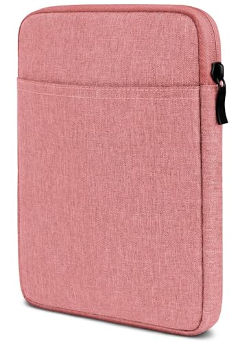 moex Tablet Tasche für Lenovo Tab M9 – Sleeve Hülle mit Fach für Zubehör, Polyesterfaser Schutzhülle Minimalistisch mit Reißverschluss, Wasserabweisend, Rosa von moex