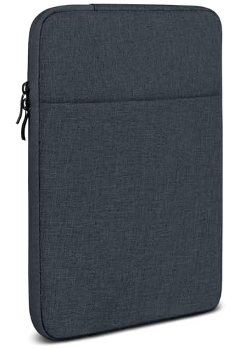 moex Tablet Tasche für Microsoft Surface Pro X – Sleeve Hülle mit Fach für Zubehör, Polyesterfaser Schutzhülle Minimalistisch mit Reißverschluss, Wasserabweisend, Anthrazit von moex
