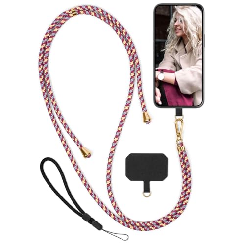 moex Unleash für iPhone 15 Handyband zum Umhängen ohne Hülle, Handykette mit Karabiner, Handy Umhängeband abnehmbar, Band Kette mit Pad für Handyhülle, Candy, Gold moex Unleash für iPhone 15 Handyband zum Umhängen ohne Hülle, Handykette mit Karabiner, Handy Umhängeband abnehmbar, Band Kette mit Pad für Handyhülle, Candy, Gold von moex
