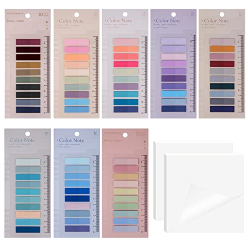 Sticky Notes mit Lineal,moinkerin 1700 Stücke Haftnotizen Tabs,8 Sets Farbe Haftstreifen mit 2 Sets Transparent Sticky Notes 2 Stile Sticky Notes PET Mehrfarbig für Lesezeichen,Studieren,Büro Sticky Notes mit Lineal,moinkerin 1700 Stücke Haftnotizen Tabs,8 Sets Farbe Haftstreifen mit 2 Sets Transparent Sticky Notes 2 Stile Sticky Notes PET Mehrfarbig für Lesezeichen,Studieren,Büro von moinkerin