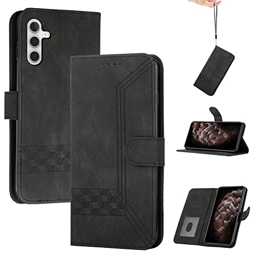 Momoka Store Handyhülle für Samsung Galaxy A13 5G,TPU Klapphülle Schutzhülle für,Lederhülle mit Standfunktion und Kartenfach-Schwarz Momoka Store Handyhülle für Samsung Galaxy A13 5G,TPU Klapphülle Schutzhülle für,Lederhülle mit Standfunktion und Kartenfach-Schwarz von momoka