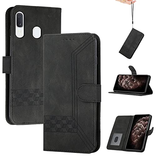 Momoka Store Handyhülle für Samsung Galaxy A40,TPU Klapphülle Schutzhülle für,Lederhülle mit Standfunktion und Kartenfach-Schwarz Momoka Store Handyhülle für Samsung Galaxy A40,TPU Klapphülle Schutzhülle für,Lederhülle mit Standfunktion und Kartenfach-Schwarz von momoka
