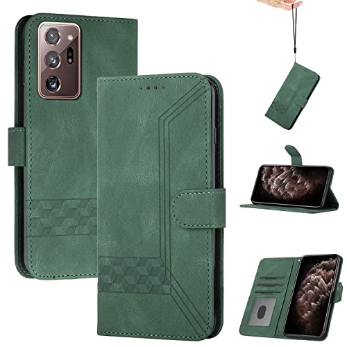 Momoka Store Handyhülle für Samsung Galaxy Note 20 Ultra,TPU Klapphülle Schutzhülle für,Lederhülle mit Standfunktion und Kartenfach-Grün Momoka Store Handyhülle für Samsung Galaxy Note 20 Ultra,TPU Klapphülle Schutzhülle für,Lederhülle mit Standfunktion und Kartenfach-Grün von momoka