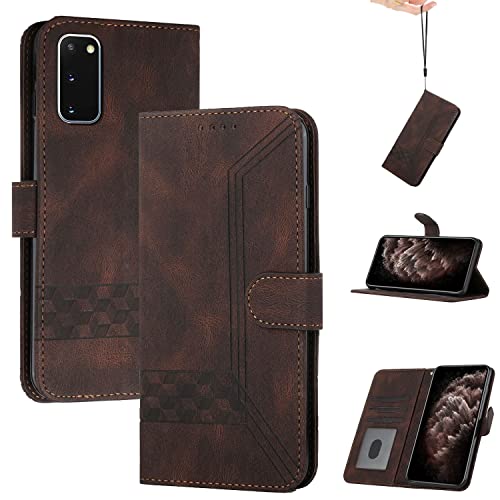 Momoka Store Handyhülle für Samsung Galaxy S20,TPU Klapphülle Schutzhülle für,Lederhülle mit Standfunktion und Kartenfach-Braun Momoka Store Handyhülle für Samsung Galaxy S20,TPU Klapphülle Schutzhülle für,Lederhülle mit Standfunktion und Kartenfach-Braun von momoka