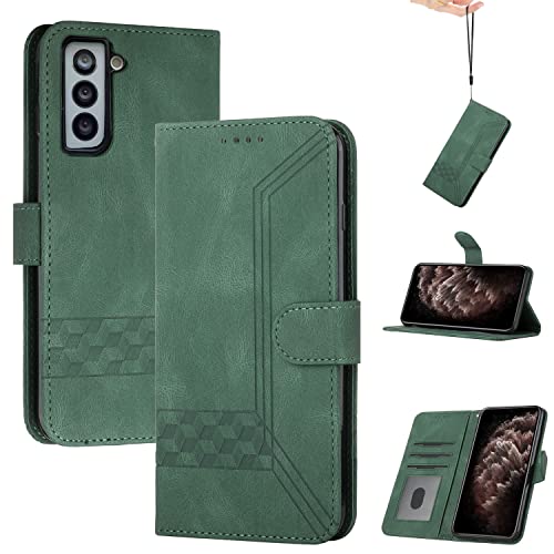 Momoka Store Handyhülle für Samsung Galaxy S21/S30,TPU Klapphülle Schutzhülle für,Lederhülle mit Standfunktion und Kartenfach-Grün Momoka Store Handyhülle für Samsung Galaxy S21/S30,TPU Klapphülle Schutzhülle für,Lederhülle mit Standfunktion und Kartenfach-Grün von momoka