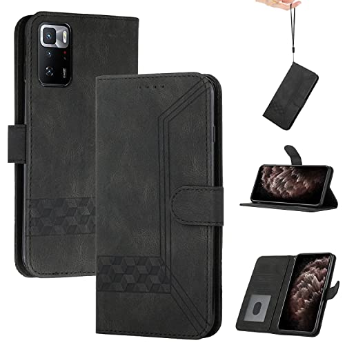 Momoka Store Handyhülle für Xiaomi Poco X3 GT/Note10 Pro 5G,TPU Klapphülle Schutzhülle für,Lederhülle mit Standfunktion und Kartenfach-Schwarz Momoka Store Handyhülle für Xiaomi Poco X3 GT/Note10 Pro 5G,TPU Klapphülle Schutzhülle für,Lederhülle mit Standfunktion und Kartenfach-Schwarz von momoka