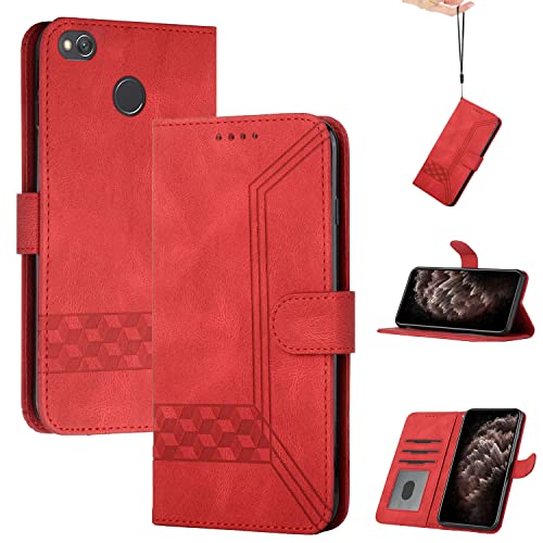 Momoka Store Handyhülle für redmi 4X,TPU Klapphülle Schutzhülle für,Lederhülle mit Standfunktion und Kartenfach-rot Momoka Store Handyhülle für redmi 4X,TPU Klapphülle Schutzhülle für,Lederhülle mit Standfunktion und Kartenfach-rot von momoka