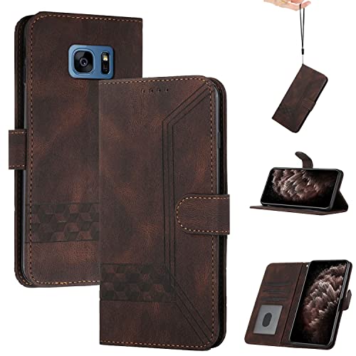 momoka Store Handyhülle für Samsung Galaxy S7 Edge,TPU Klapphülle Schutzhülle für,Lederhülle mit Standfunktion und Kartenfach-Braun momoka Store Handyhülle für Samsung Galaxy S7 Edge,TPU Klapphülle Schutzhülle für,Lederhülle mit Standfunktion und Kartenfach-Braun von Zabapure