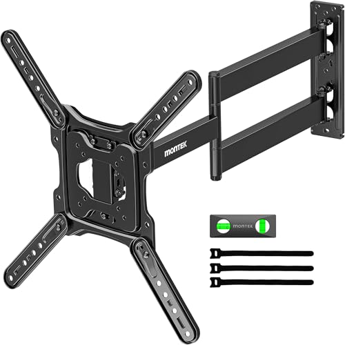 monTEK Lang Arm TV Wandhalterung Schwenkbar für 23-65 Zoll Fernseher, ausziehbare 29 Zoll TV-Halterung, Schwenk-und neigbar, voll bewegliche, passend für max. VESA 400 x 400mm, bis zu 35 kg/77 lbs monTEK Lang Arm TV Wandhalterung Schwenkbar für 23-65 Zoll Fernseher, ausziehbare 29 Zoll TV-Halterung, Schwenk-und neigbar, voll bewegliche, passend für max. VESA 400 x 400mm, bis zu 35 kg/77 lbs von monTEK