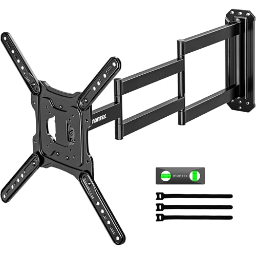monTEK TV Wandhalterung Lang Arm für 23-65 Zoll Fernseher, ausziehbare 37 Zoll TV Halterung schwenkbar, neigbar, voll beweglich, max. VESA 400x400 mm, bis zu 35 kg monTEK TV Wandhalterung Lang Arm für 23-65 Zoll Fernseher, ausziehbare 37 Zoll TV Halterung schwenkbar, neigbar, voll beweglich, max. VESA 400x400 mm, bis zu 35 kg von monTEK