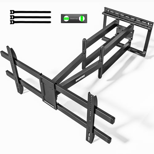 monTEK Langarm TV Wandhalterung für 43-90 Zoll Flach & Curved Monitor bis zu 60kg, Schwenkbare und Neigbare Fernseher Halterung, Ausziehbare Wandhalterung Fernseher, max. VESA 800x400 mm monTEK Langarm TV Wandhalterung für 43-90 Zoll Flach & Curved Monitor bis zu 60kg, Schwenkbare und Neigbare Fernseher Halterung, Ausziehbare Wandhalterung Fernseher, max. VESA 800x400 mm von monTEK