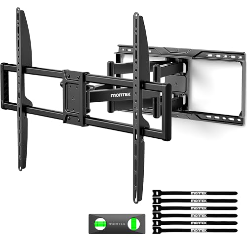 monTEK Vollbewegliche TV-Wandhalterung für 127 - 277 cm große Fernseher, bis zu 75 kg, robuste Dual-Arm-TV-Halterung, max. VESA 900 x 600 mm, leichtgängig, schwenkbar, neigbar und ausziehbar, passend monTEK Vollbewegliche TV-Wandhalterung für 127 - 277 cm große Fernseher, bis zu 75 kg, robuste Dual-Arm-TV-Halterung, max. VESA 900 x 600 mm, leichtgängig, schwenkbar, neigbar und ausziehbar, passend von monTEK
