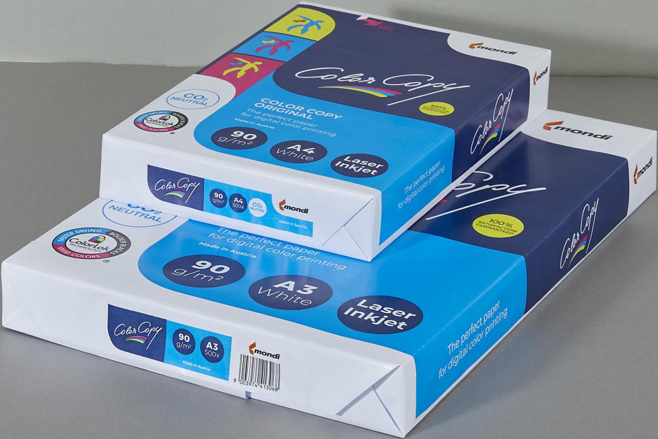 mondi Laserpapier mondi ColorCopy Papier A4,90g DIN A4 90 g/m² von mondi