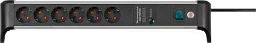 Mehrfachsteckdose: Basis mit Überspannungsschutz, ideal für Desktops, mehrere Anschlüsse und funktionales Design von monkey ladder