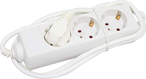Steckdosenleiste, 1,5 m, 1 mm, 4 Anschlüsse, Mehrzweckkabel, Flexibles Kabel, ideal für elektrische Geräte, robust und langlebig Steckdosenleiste, 1,5 m, 1 mm, 4 Anschlüsse, Mehrzweckkabel, Flexibles Kabel, ideal für elektrische Geräte, robust und langlebig von monkey ladder