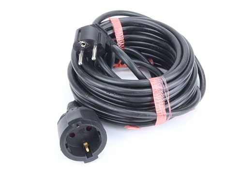 Verlängerungskabel, 10 m, 3 Steckdosen, Kabel 3 Gx1,5 mm², Schwarz, ideal für den Heimgebrauch und Elektrowerkzeuge Verlängerungskabel, 10 m, 3 Steckdosen, Kabel 3 Gx1,5 mm², Schwarz, ideal für den Heimgebrauch und Elektrowerkzeuge von monkey ladder