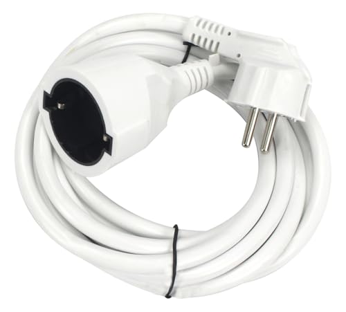 Verlängerungskabel, 5 m, 3 Steckdosen mit 10 A, Kabel von 1,5 mm², Robustes Material für den sicheren Einsatz im Innenbereich Verlängerungskabel, 5 m, 3 Steckdosen mit 10 A, Kabel von 1,5 mm², Robustes Material für den sicheren Einsatz im Innenbereich von monkey ladder