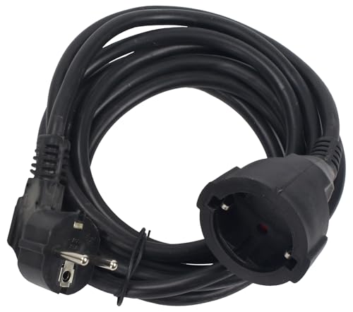 Verlängerungskabel, Schwarz, 5 m, 3 Steckdosen, Kabel von 1,5 mm², ideal für den Hausgebrauch und Elektrowerkzeuge Verlängerungskabel, Schwarz, 5 m, 3 Steckdosen, Kabel von 1,5 mm², ideal für den Hausgebrauch und Elektrowerkzeuge von monkey ladder