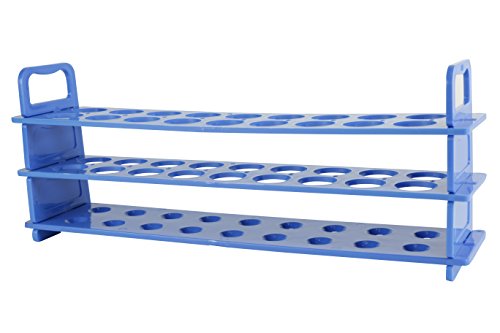 Moonlab Polypropylen Reagenzglasgestell, Blau, 18 Plätze, 325 mm Länge, 74 mm Breite, 126 mm Höhe Moonlab Polypropylen Reagenzglasgestell, Blau, 18 Plätze, 325 mm Länge, 74 mm Breite, 126 mm Höhe von Moonlab
