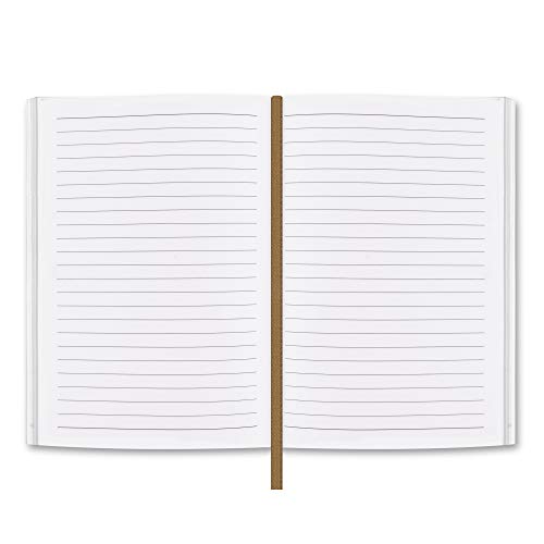 Moonster Papier für Notizbuch A5 Liniert Nachfüllbare Leder Notizbücher Klein - Hochwertiges, Gewälztes A5 Papier zum Einlegen, 70 g/ m2, 21x15 cm mit 320 Nachfüllseiten und Lesezeichen Moonster Papier für Notizbuch A5 Liniert Nachfüllbare Leder Notizbücher Klein - Hochwertiges, Gewälztes A5 Papier zum Einlegen, 70 g/ m2, 21x15 cm mit 320 Nachfüllseiten und Lesezeichen von moonster