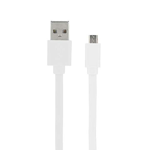 mooov 732071 Micro-USB-Kabel, flach, 1 m, Weiß von mooov