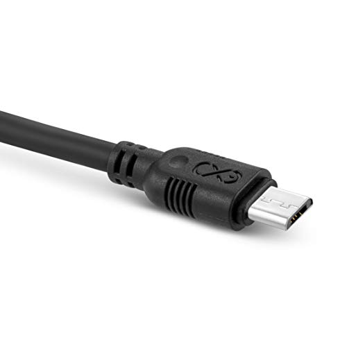 eXc WHIPPY Micro Mini USB Kabel Handy-Ladekabel Smartphone | 0,9 Meter | Schnellladefunktion | Datenübertragung | Ideal zur Nutzung im Auto, für die Powerbank oder zur Datenübertragung | Schwarz eXc WHIPPY Micro Mini USB Kabel Handy-Ladekabel Smartphone | 0,9 Meter | Schnellladefunktion | Datenübertragung | Ideal zur Nutzung im Auto, für die Powerbank oder zur Datenübertragung | Schwarz von more than perfection