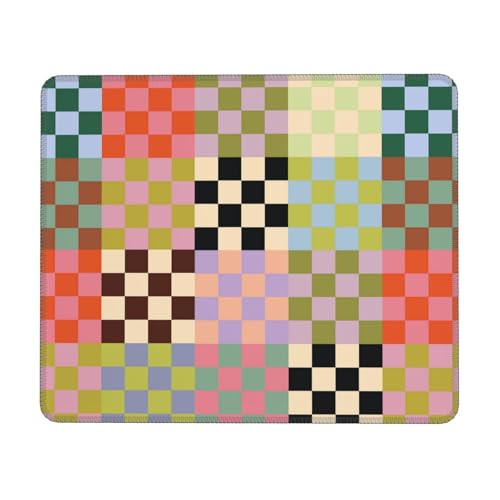 5 karierte Mauspads, Retro-Mauspad, Boho-Mauspad, 21,6 x 26,7 cm von moremohome