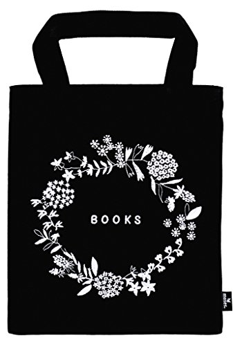 Moses. 82698 libri_x Büchertasche Flowers Tragetasche aus 100% Baumwolle für Buchliebhaber von moses