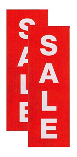 Plakate 2 Stück aus Papier 150g/qm 48 x 138 cm " SALE " Werbesymbol von most-wanted-shop