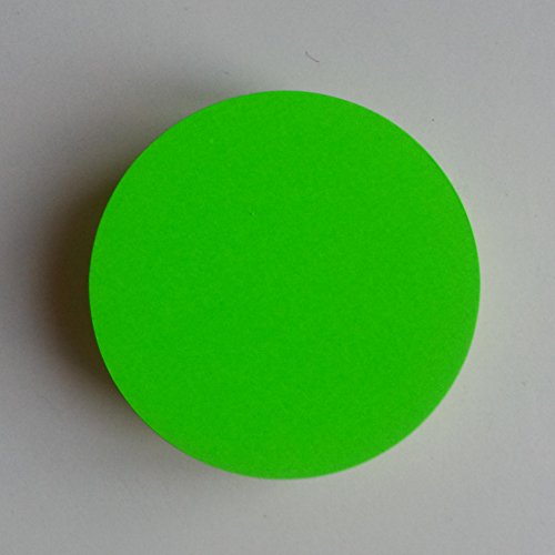 Preisschilder 20 Kreise aus Neon Karton leuchtgrün 20 cm Durchmesser 380g/qm Werbesymbole von most-wanted-shop