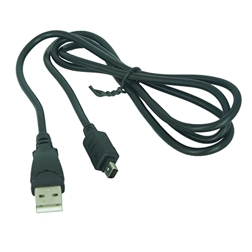 Daten-USB-Kabel CB-USB6, USB8 kompatibel mit Olympus C-170, D-425, E-520, FE-120, FE-130, FE-140, FE-200, SP-800UZ, SZ-20, SZ-30MR, TG-810, XZ-1 und viele mehr - siehe Liste von mr!tech